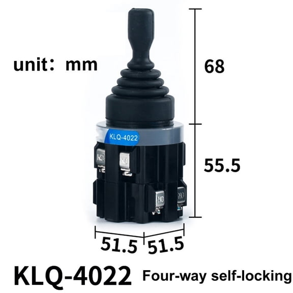 30mm Toggle Rocker Cross Switches 2 Way 4 Way Self Locking Reset KLQ-201/KLQ-402