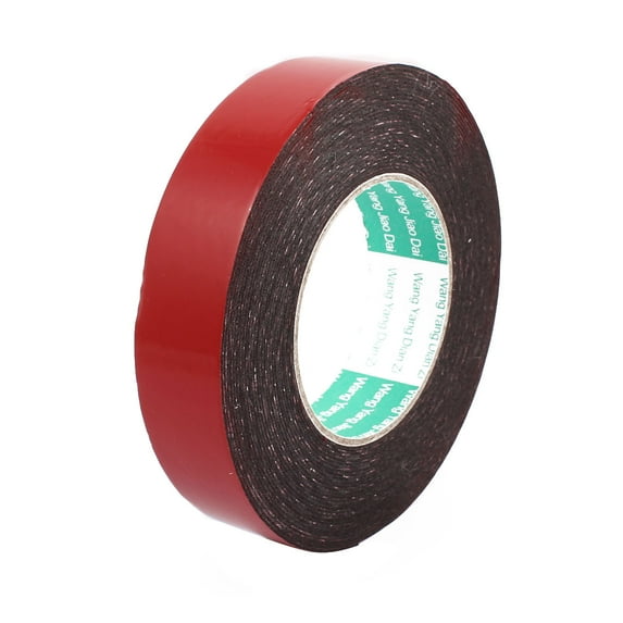 30mm x 1mm Car Self Adhesive Shock Resistant Foam Tape Red 10 Meters Length