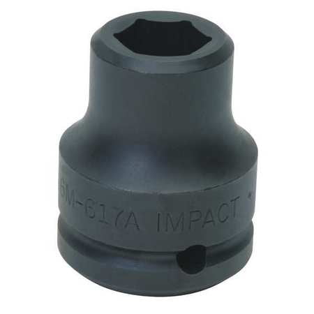 30mm x 3/4" Drive 6 Point Shallow Supertorque Socket, Black Industrial Finish. Suitable For Impact Use. Williams USA # JHW6M-630
