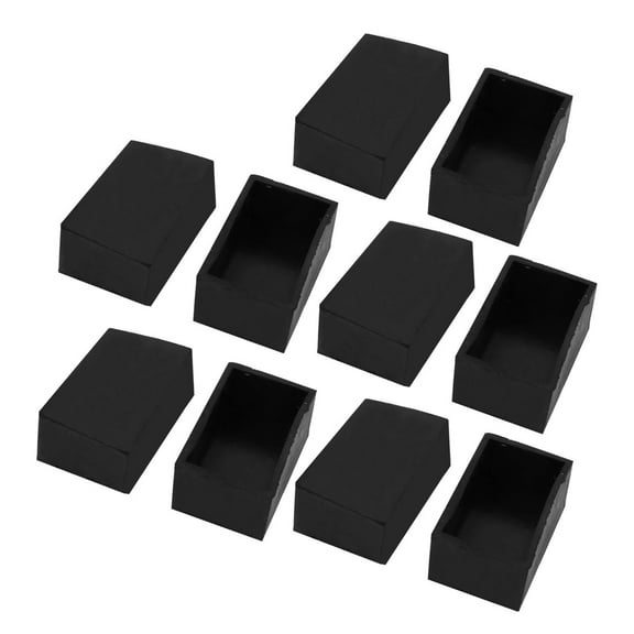 30mmx50mm Rubber Chair Leg Floor Protectors Table Feet Tips Covers Caps 10pcs