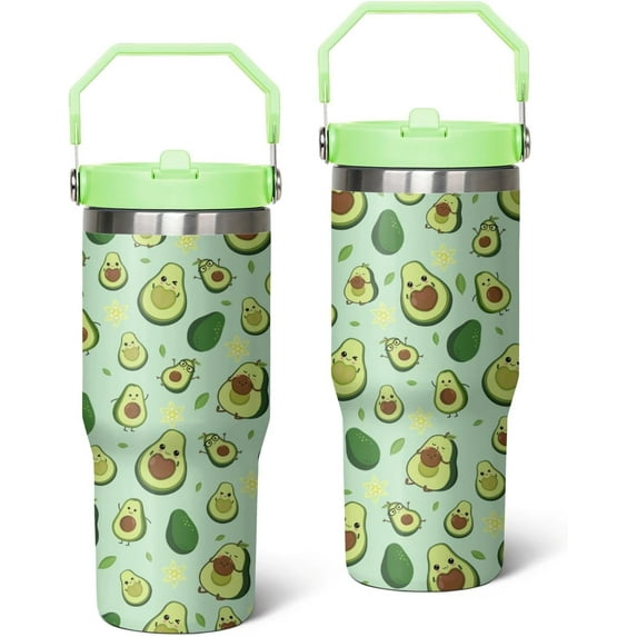 30oz Avocado Tumbler with Handle