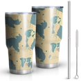 thumbnail image 1 of 30oz Border Collie Tumblers Stainless Steel Tumbler with Lid and Straw,Vacuum Insulated Double Wall Travel Tumbler Cups Mug with Cleaning Brush for Coffee,Tea, 1 of 7