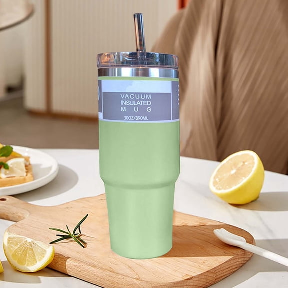 30oz Car Mug Stainless Steel Thermal Insulation Large Capacity Coffee Ice Mug 890ml Durable Travel Drinkware
