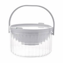 30oz Chilled Serving Bowl,Dip Chiller Bowl,Ice Bowls To Keep Food Cold,Plastic Chilled Bowl,With Lid,Carrying Handle For Party,Bowl Set For Chilled Pasta, Hummus, Salsa, Potato, Dressing, Fruit