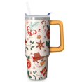 thumbnail image 1 of 30oz Christmas Tree Tumbler with Handle Straw Leak Proof Stainless Steel Cup Holiday Gift for Travel Home, 1 of 5