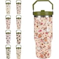 thumbnail image 1 of 30oz Corgi Tumblers Gifts for Women with Handle and Straws, Stainless Steel Vacuum Insulated Coffee Tumbler, Travel Mug Water Bottle, Dog Stuff Accessories Decor, Dog Gifts for Women, 1 of 6
