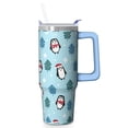 thumbnail image 1 of 30oz Festive Christmas Tumbler with Straw Lid Stainless Steel Double Wall Insulated Cup Gifts for Home Travel, 1 of 5