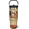 thumbnail image 1 of 30oz Horse Tumbler Cup with Handle, 30 OZ Christ Christian Horse Travel Coffee Mug Water Bottle Stainless Steel Vacuum Insulated, Horse Decor Stuff Gifts for Women Girls Horse Accessories, 1 of 6