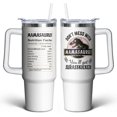 thumbnail image 1 of 30oz Mamasaurus Tumbler with Handle and Straw, Don''t Mess with Mamasaurus You''ll Get Jurasskicked, Coffee Mug Water Bottle Stainless Steel Cup, Mothers Day Christmas Birthday Gift, 1 of 6