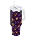 thumbnail image 1 of 30oz Mardi Gras Stainless Steel Vacuum Insulated Tumbler Superior Drinking Cup with Lid and Straw,Insulated Cup for Water, Iced Tea or Coffee Smoothie 21342909, 1 of 1