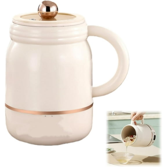 30oz Multifunctional Portable Electric Cooking Mug - Rechargeable Stew Pot & 24H Coffee Mug Warmer for Dorm, Office & Travel(XX)