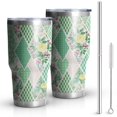 thumbnail image 1 of 30oz Pioneer Flower Tumblers Stainless Steel Tumbler with Lid and Straw,Vacuum Insulated Double Wall Travel Tumbler Cups Mug with Cleaning Brush for Coffee,Tea, 1 of 7