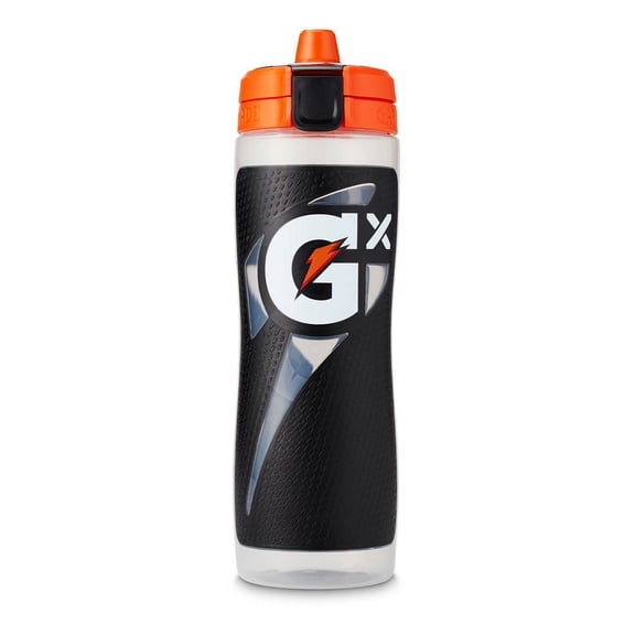 30oz Plastic Water Bottle - Black