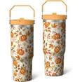 thumbnail image 1 of 30oz Pumpkin Tumbler with Handle, 1 of 1
