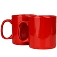 thumbnail image 1 of 30oz Red Ceramic Coffee Mugs Set of 2 for Home and Office Use, 1 of 5