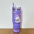 thumbnail image 1 of 30oz Sanrio Cold Bottle Thermos Ice Cute Hello Kitty Kuromi Cinnamoroll Stainless Steel Water Bottle Tumbler Straw Auto Mug Gift, 1 of 9