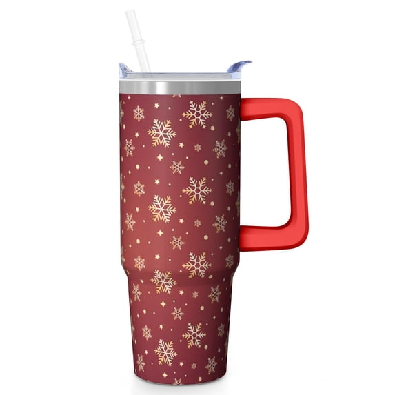 30oz Snowman Tumbler with Lid and Straw Leak Proof Stainless Steel Cup Holiday Coffee Water Bottle Gifts