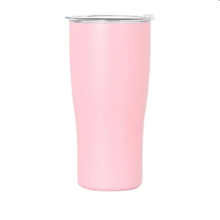 1pc Tumbler With Lid And Straw 30oz, Stainless Steel Insulated Tumbler  Coffee Cup, Durable Double Wall Vacuum Travel Coffee Mug Thermal For Hot  And Cold Drinks, Drinkware,hot pink