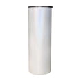 thumbnail image 1 of 30oz Straight Skinny Blank White Stainless Steel Glitter Tumbler Sparkle Bling Sublimation Tumbler W/Straw  lid, 1 of 2