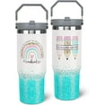thumbnail image 1 of 30oz Teacher Tumbler with Handle, Teacher''s Day Water Bottle Cup, Birthday,Christmas,Graduation Gifts for Teachers, 1 of 6