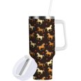 thumbnail image 1 of 30oz Valentine''s Day Heart Horse Stainless Steel Vacuum Insulated Tumbler Superior Drinking Cup with Lid and Straw,Insulated Cup for Water, Iced Tea or Coffee Smoothie 21342819, 1 of 6