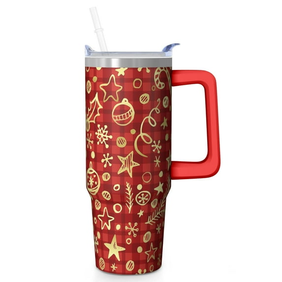 Zzkol Pink Nutcracker Tumbler 20oz - Stainless Steel Vacuum Insulated, Christmas Travel Mug With Lid & Straw