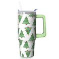 thumbnail image 1 of 30oz Xmas Tumbler with Straw and Lid Double Wall Stainless Steel Coffee Cup Holiday Gifts for Women Men, 1 of 5