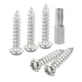 thumbnail image 1 of 30pack M6 x 30mm Button Head Torx Security Sheet Metal Screws with T30 Bit, 1 of 6