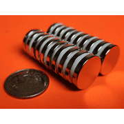 Pack of Neodymium Disc Magnets   3/4 x 1/8 Rare Earth Permanent Magnet 30 Discs