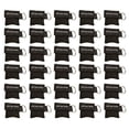 thumbnail image 1 of 30pc CPR Mask Keychain Emergency Kit CPR Face Shields for First Aid AED Training Child and Adult CPR Breathing Barrier (Black), 1 of 1