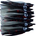 thumbnail image 1 of 30pcs 3" Soft Octopus Skirt Fishing Lure Squid Skirts Trolling Fishing Lures Baits for Saltwater Fishing 7.5cm (Black), 1 of 1