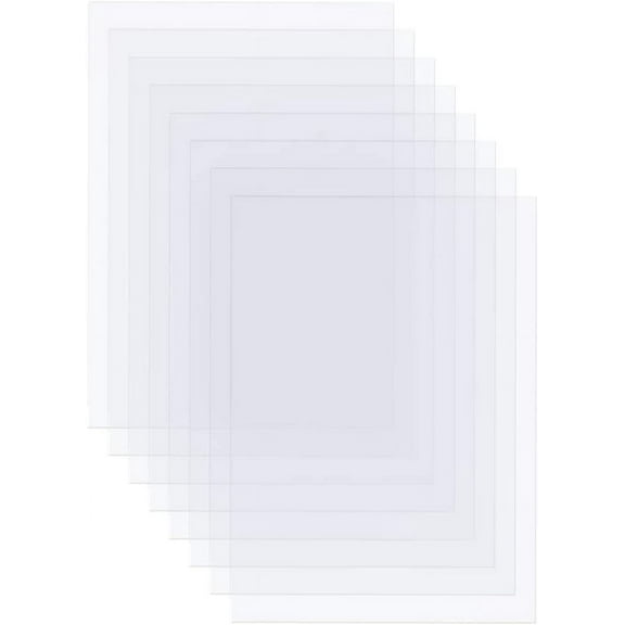 30pcs 30 Sheets 8.3x11.5 Inches A4 Size Waterproof Transparency Inkjet Film PET Printing Transfer Film for Silk Screen Printing