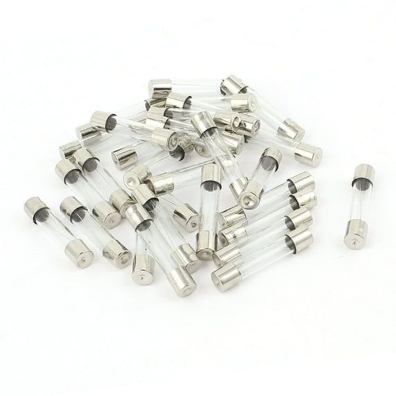 30pcs 6x30mm Fast Blow Low Breaking Capacity Glass Tube Fuse 6A 250V