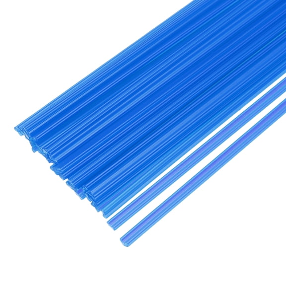 30pcs 8 Inch Plastic Welding Rods PP Welding Strips Welder Rods for Car Bumper, Plastic Welder, Blue