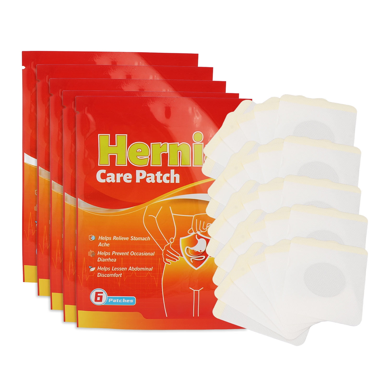 30pcs Abdominal Hernia Care Patch Portable Safe Reduce Pain Health Care