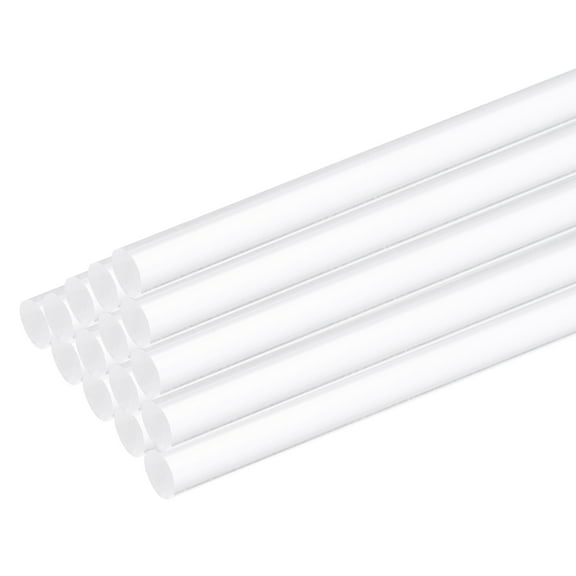 Uxcell 30Pack Acrylic Round Rods 5/64" x 10" Clear Acrylic Dowel Rods Sticks