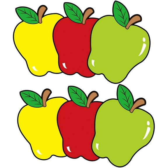 30pcs Apples Bulletin Board Cutouts Apples Classroom Cutouts Teachers Day Appreciation Gifts Card Wall Apple Cutout Apple Shape Motivational Thank You Card