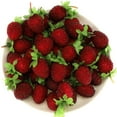 thumbnail image 1 of 30pcs Artificial Raspberry Fake Fruit Decoration Home House Kitchen Cabinet Food Model, 1 of 3