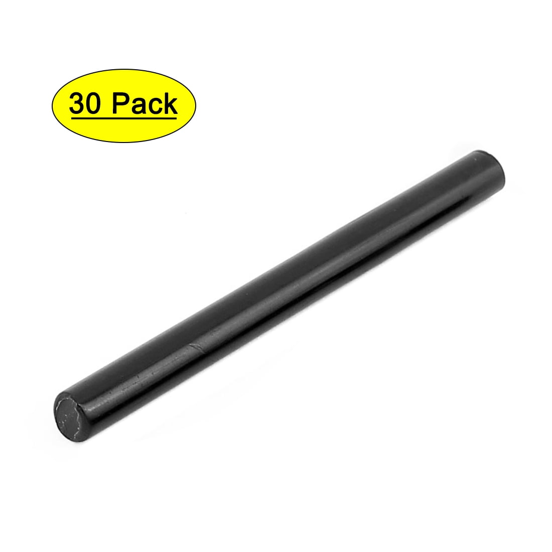 Generic 35 Pcs 7mm Diameter 190mm Length Plastic Black Hot Melt Glue Stick