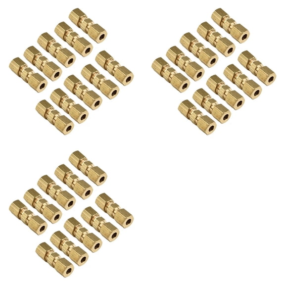 30pcs Brake Line Connector Without Flaring 4.75mm 3/16 Useful Brake Line Connector for  Brake Line Car Accessories