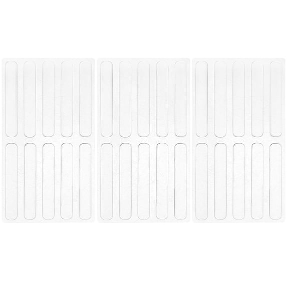 Howooi 30pcs Cabinet Door Bumpers Transparent Bumper Pads Glass Table Bumper Strips