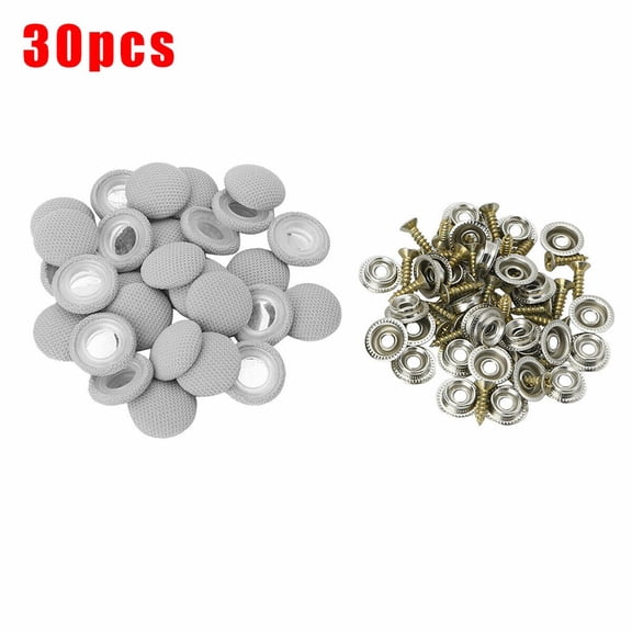 30Pcs Car Roof Repair Rivets Headliner Repair Button Auto Roof Snap Rivets Retainer for Interior Ceiling Cloth Fixing Repair Buckle