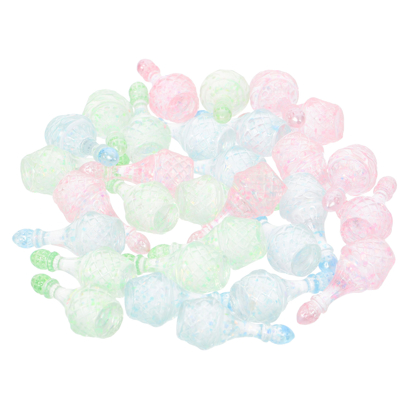 30pcs Cell Phone Case Charms Hair Band Decoration Cartoon Bottle