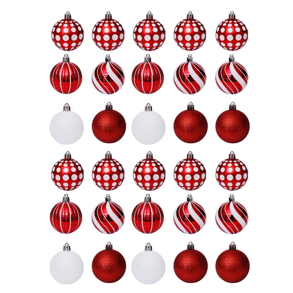 30-Piece Christmas Party Hanging Decorations Set for Holiday Home, Festive Celebration, Seasonal Event and Winter Decor