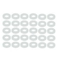 thumbnail image 1 of 30pcs Clear Silicone Round Flat Washer Assortment Size 10x19x3mm Flat Washer, 1 of 2