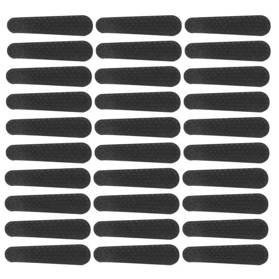 30pcs Non- Silicone Clothes Hanger Grips Strips for Wood & Plastic Hangers, Shoulder Protectors for Closet Garments
