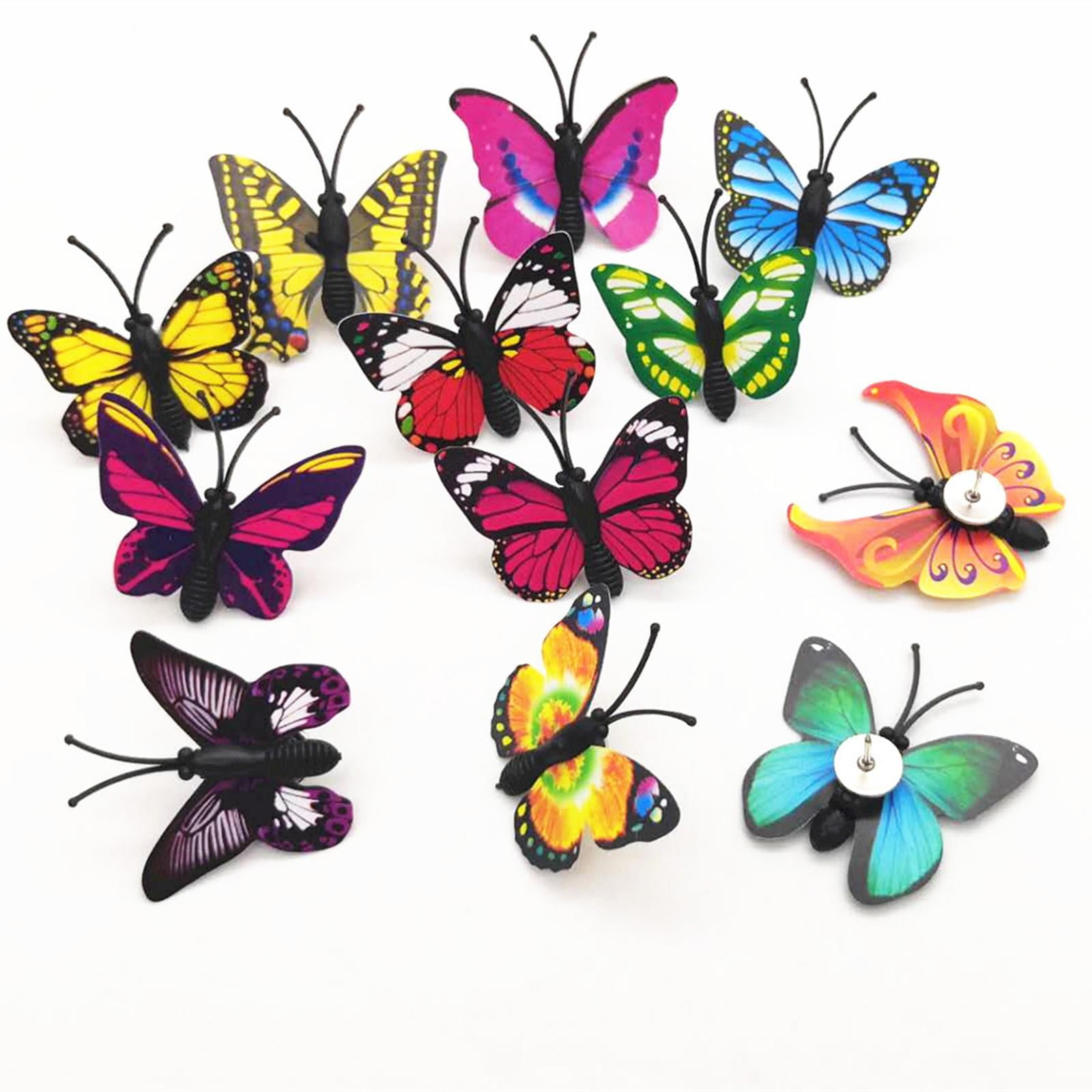30pcs Colorful Butterfly Push Pins for Office, Classroom, and Home
