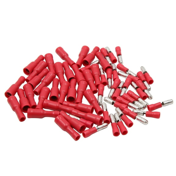 30pcs DC 12V Connector Insulated Crimp Terminals for Electrical Wiring 10A