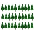 thumbnail image 1 of 30pcs DIY Railroad Decor Buliding Layout Scale Materials Miniature Model Artificial Cedar Tree Scene Model Green Scenery 3CM 30PCS, 1 of 8