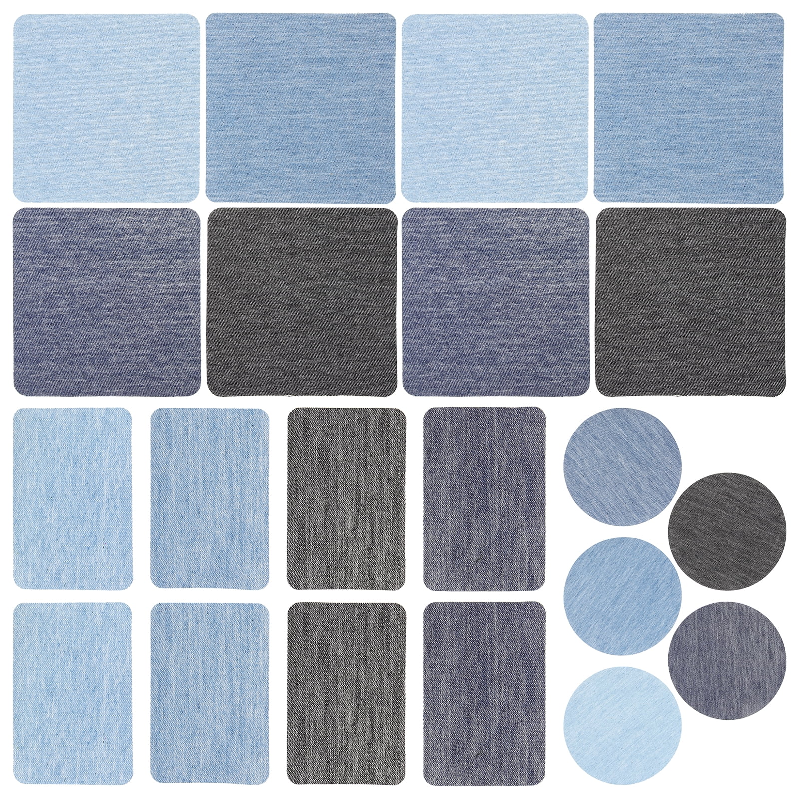 30pcs Denim Iron On Patches Clothing Sewing Patches Denim clothes